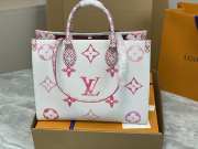 Louis Vuitton M22975 rose red Onthego bag 35x27x14cm - 2