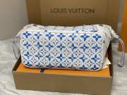 Louis Vuitton M22980 blue neverfull bag 31x28x14cm - 4