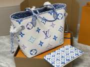 Louis Vuitton M22980 blue neverfull bag 31x28x14cm - 2