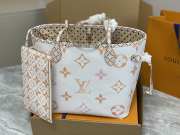 Louis Vuitton M22978 apricot neverfull bag 31x28x14cm - 1