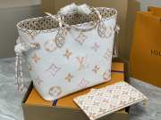 Louis Vuitton M22978 apricot neverfull bag 31x28x14cm - 4