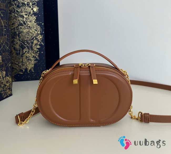 Dior Signature Bag In Brown 18x6.5x11cm - 1