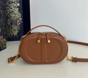 Dior Signature Bag In Brown 18x6.5x11cm