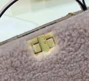 Fendi Small Peekaboo In Beige 13cm - 4