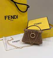 Fendi Small Peekaboo In Brown 13cm - 5