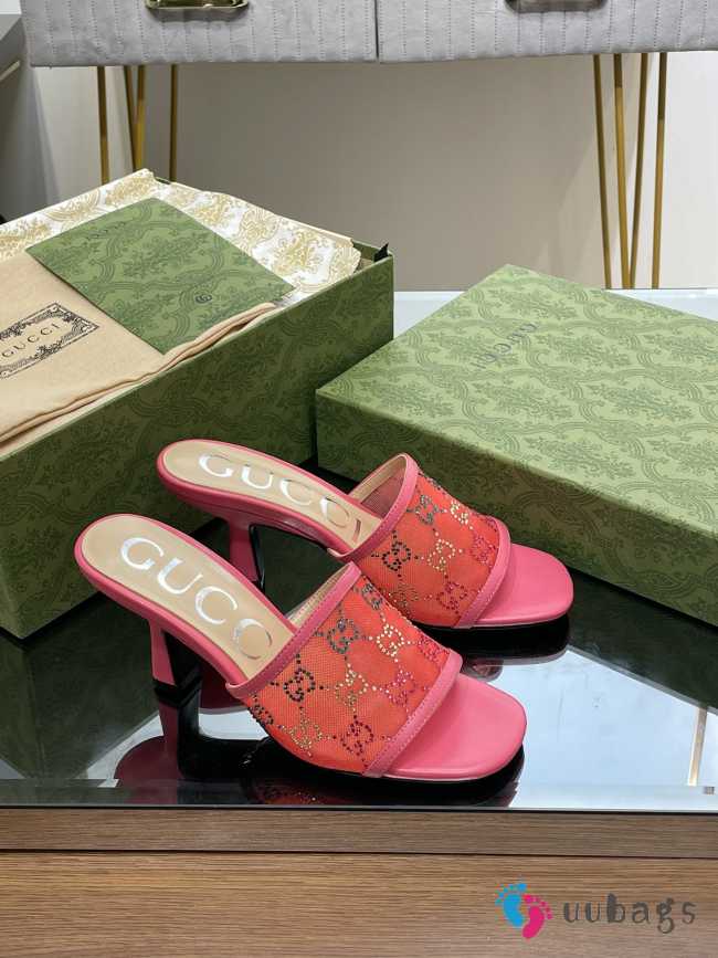 Gucci Cosmogonie High Heels In Pink 7.5cm - 1