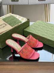 Gucci Cosmogonie High Heels In Pink 7.5cm - 1