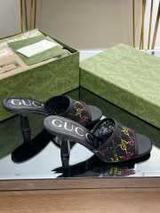 Gucci Cosmogonie High Heels In Black 7.5cm - 3