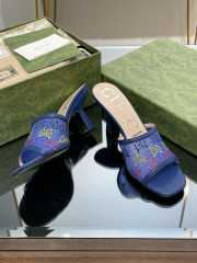 Gucci Cosmogonie High Heels In Blue 7.5cm - 6