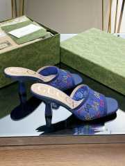 Gucci Cosmogonie High Heels In Blue 7.5cm - 5