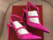 Valentino Rockstud Stiletto heels in pink 10cm - 5