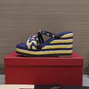 Valentino Blue Garavani Espadrilles Sandals 3.5/9.5cm - 6