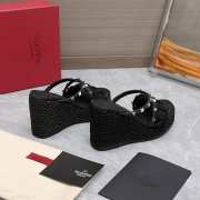 Valentino Black Garavani Espadrilles Sandals 3.5/9.5cm - 6