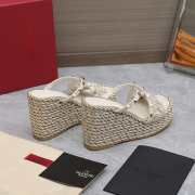 Valentino White Garavani Espadrilles Sandals 3.5/9.5cm - 4