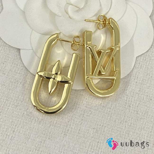 LV earrings logo E2309  - 1