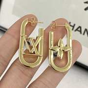 LV earrings logo E2309  - 5