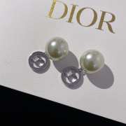 Dior earrings silver shadow - 3