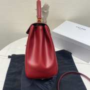 Celine hand bag in red 32x23.5x13cm - 5