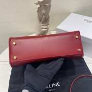 Celine hand bag in red 32x23.5x13cm - 4