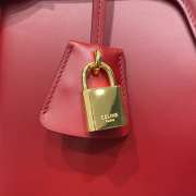 Celine hand bag in red 32x23.5x13cm - 3