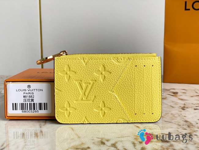 Louis Vuitton M81882 Yellow Card Holder 12x8x0.8cm - 1