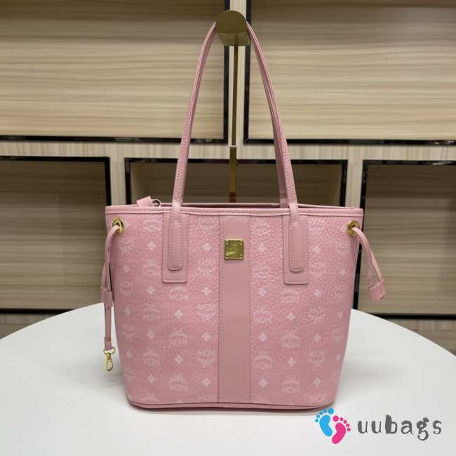 MCM tote bag in pink 31x26cm - 1