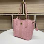 MCM tote bag in pink 31x26cm - 3