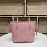 MCM tote bag in pink 31x26cm - 4