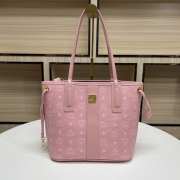 MCM tote bag in pink 31x26cm - 5