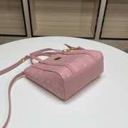 MCM Toni Visetos shopping bag in pink18.5x19x9.5cm - 5