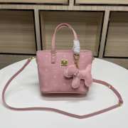 MCM mini shopping bag in pink 21x18x10cm - 1