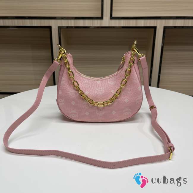 MCM shoulder bag in pink 22x15x5cm - 1