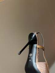 Versace Allover High Heels In Brown 11cm - 5