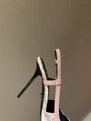 Versace Allover High Heels In Pink 11cm - 2