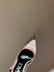 Versace Allover High Heels In Pink 11cm - 3