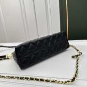 Chanel small bag in black 27x15cm - 5