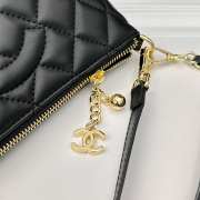 Chanel small bag in black 27x15cm - 3