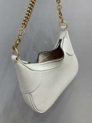 Gucci Aphrodite Small Shoulder Bag In White 25x19x7cm - 4