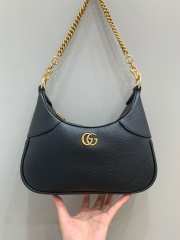 Gucci Aphrodite Small Shoulder Bag In Black 25x19x7cm - 1