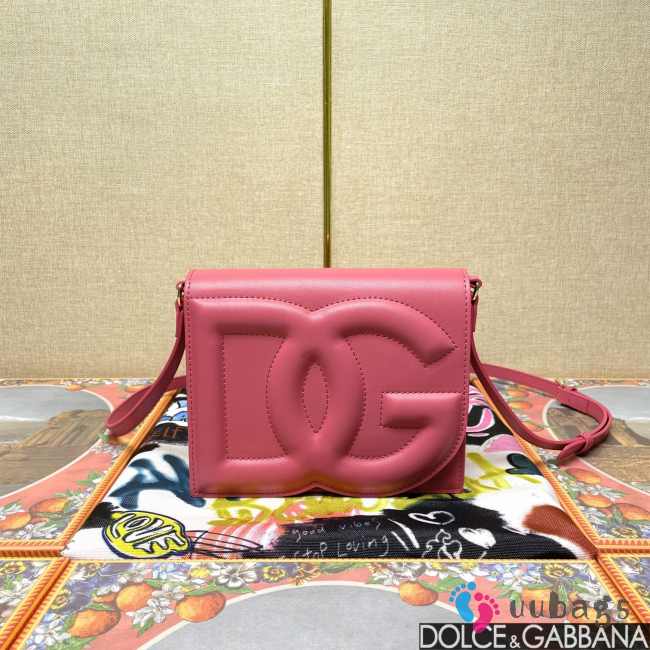 Dolce & Gabbana logobag in pink 16x20x5.5cm - 1