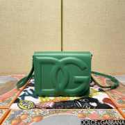 Dolce & Gabbana logo bag in green 16x20x5.5cm - 1