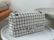 Chanel white 1112 CF with silver buckle 25cm - 5