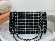 Chanel black 1112 CF with silver buckle 25cm - 2