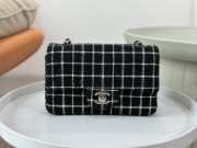 Chanel black 1116 CF with silver buckle 20cm - 1