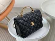 Chanel 23p in black 22x9x16cm - 6