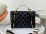 Chanel 23p in black 22x9x16cm - 4