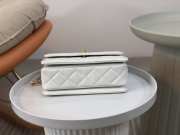 Chanel 23p in white 22x9x16cm - 5