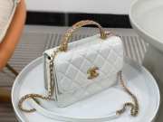 Chanel 3886 trendy in white 20x13x7cm - 5