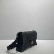 Balenciagα Downtown 92724 With Gold Buckle In Black 25.5x6x16cm - 2