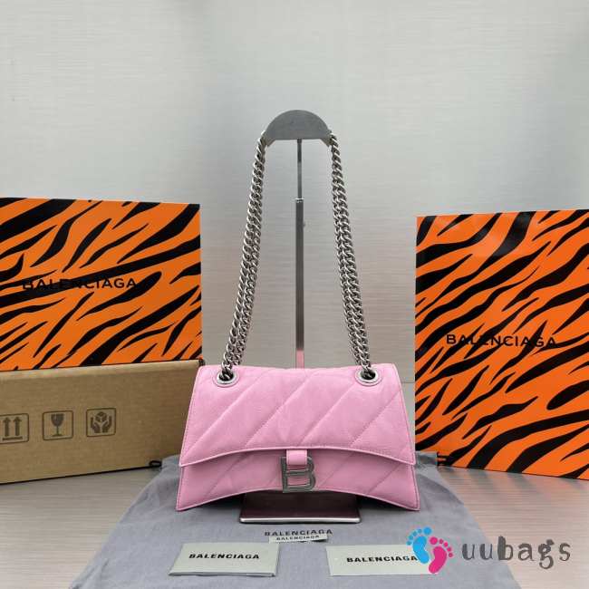 Balenciaga 92832 crush in pink 25x15x9.5cm - 1